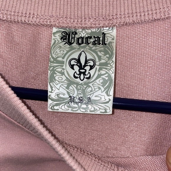 Vocal Blush Pink Beaded Top - Picture 2 of 6